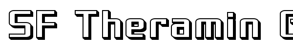 SF Theramin Gothic font preview